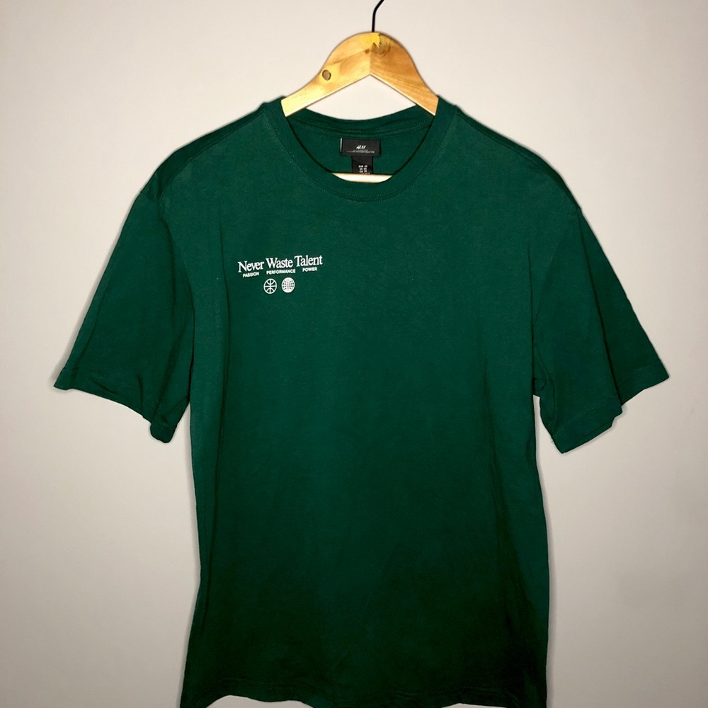 Green “Never Waste Talent” Shirt